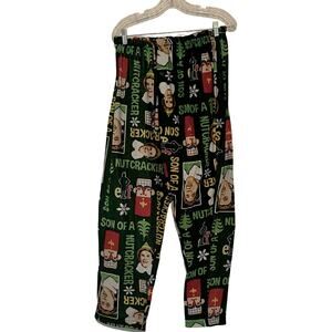 ELF Lounge Pants Mens Size XL Christmas Elf Movie Pull On Elastic Waist 38"